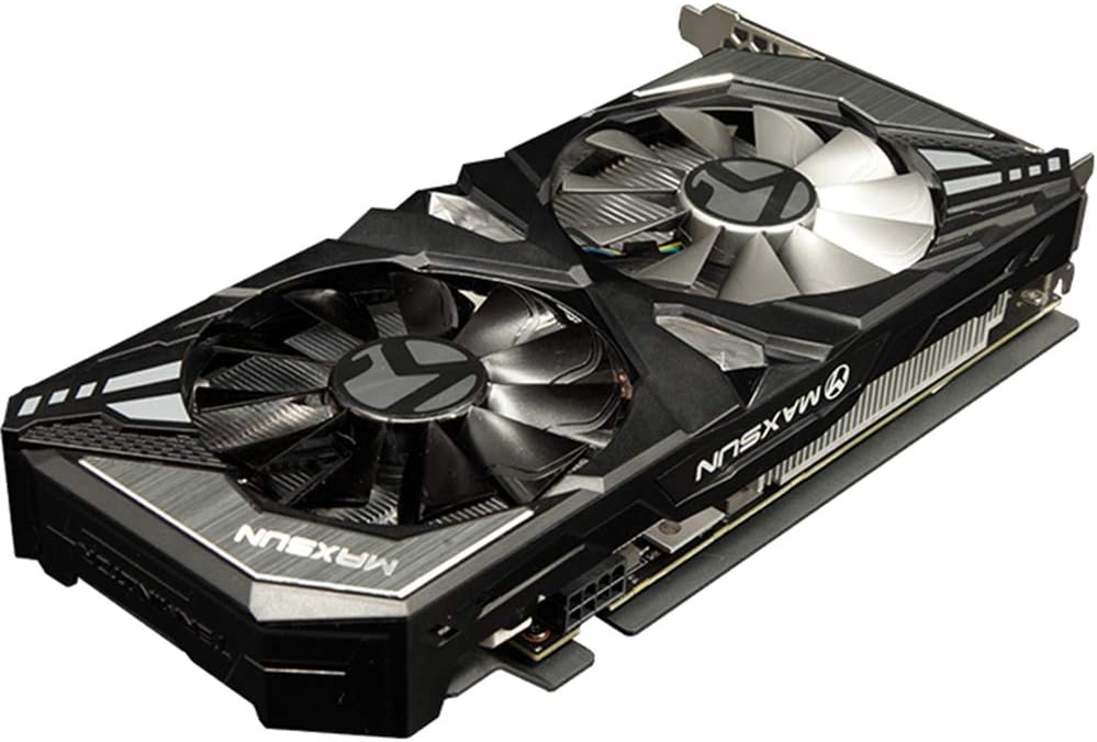 MAXSUN GeForce RTX 2060 6GB GDDR6 Gaming Graphics Card Overclocked Dual Fan OC Graphics Card GeForce RTX 2060