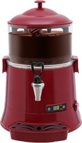 5L Commercial Hot Chocolate Maker Machine, 400W Chocolate Cocoa Beverage Maker Dispenser, 86-194℉ Intelligent Temperature Control, Electric Hot Beverage Dispensers for Cocoa, Milk, Coffee, Juice
