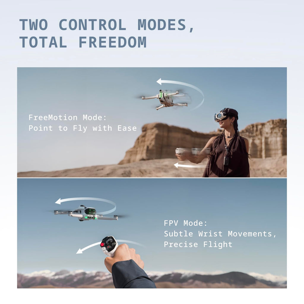 Antigravity A1-360 Drone with Camera 8K, Immersive goggles, Point-to-Fly Motion Control for Adults & Beginners, Obstacle Avoidance, 249g & Foldable, Deep Track, Auto Return, Auto Edit | Camera 8K, Immersive goggles, Point-to-Fly Motion Control, Beginners,