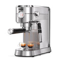 Gevi Commercial Espresso and Coffee Makers, Professional 20 Bar Espresso Maker with Milk Frother, Stainless Steel Expresso Coffee Machines for Home, Compact Cappuccino Machine, Great Gift