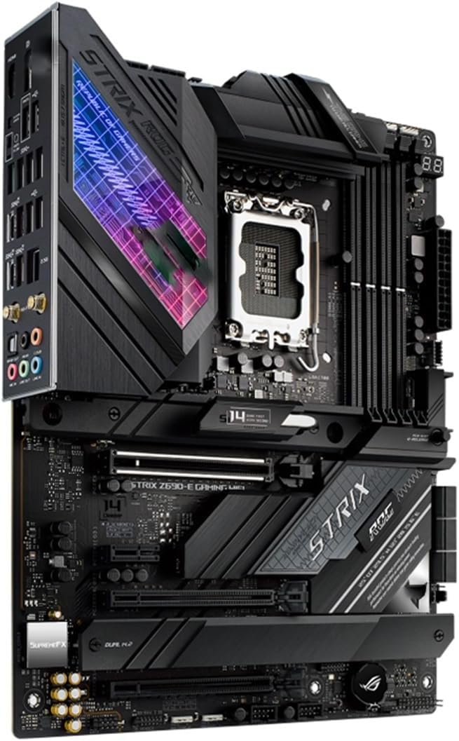 Fit for ASUS ROG Strix Motherboard Z690-E Gaming WiFi with LGA 1700 Socket for Intel 12th Generation Supports DDR5 PCI-E 5.0 ATX Motherboard