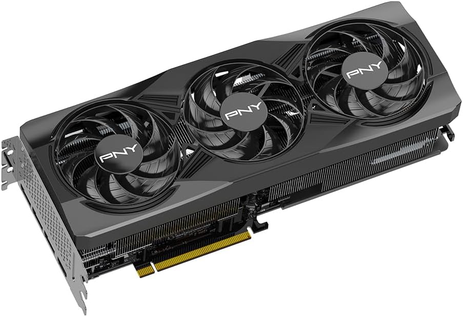 PNY NVIDIA GeForce RTX™ 5070 Ti OC Triple Fan, Graphics Card (16GB GDDR7, 256-bit, Boost Speed: 2572 MHz, PCIe® 5.0, HDMI®/DP 2.1, 2.98-Slot, NVIDIA Blackwell Architecture, DLSS 4)