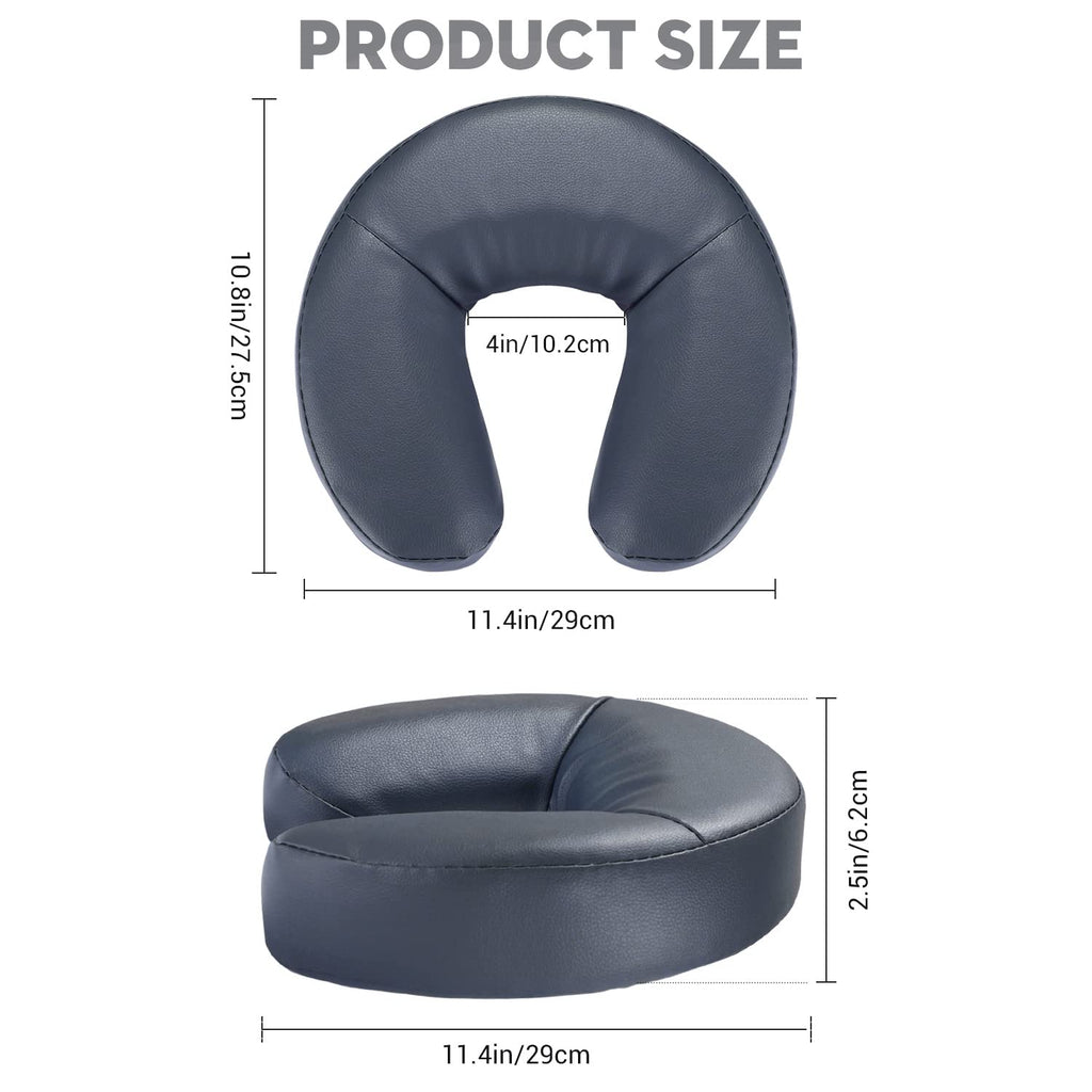 Universal Massage Table Face Cradle & Cushion, Adjustable Massage Chair Spa Bed Headrest & Face Pillow Support, Massage Platform Head Rest Cushion Cradle for Salon Home Mattress Top Massage Kit