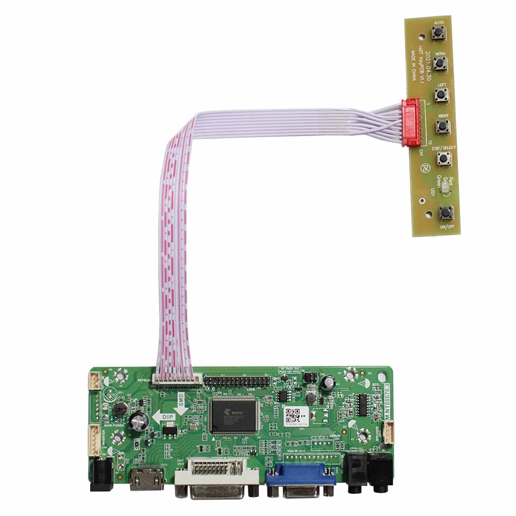 VSDISPLAY DVI VGA Audio LCD Controller Board Fit for 17 inch 4:3 1280X960 DV170YGZ-N10 DV170YGM-N10