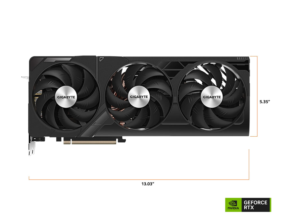 GIGABYTE GeForce RTX 5090 Gaming OC 32G Graphics Card, WINDFORCE Cooling System, 32GB 512-bit GDDR7, by NVIDIA, DisplayPort & HDMI - Video Output Interface, GV-N5090GAMING OC-32GD Video Card