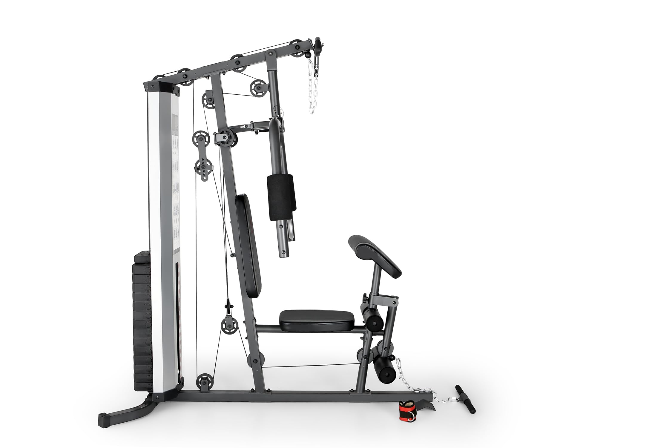 Marcy Multifunctional Workout Station 100lbs to 200lbs Stack Home Gym for Weightlifting and Bodybuilding