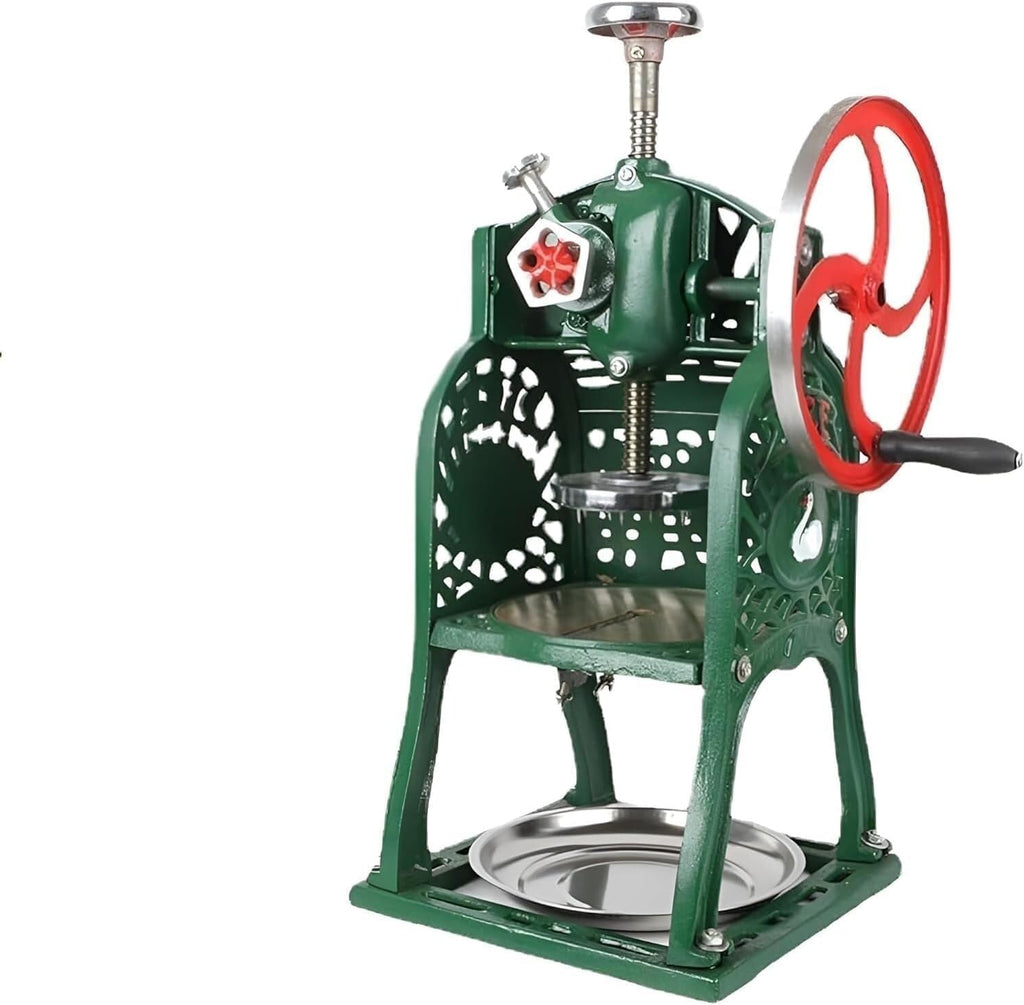 Manual Snow Ice Shaver Machine, Ice Crusher, Hand-Crank Design,Crushing Ice is Easy and Labor-Saving, Ensuring that for Summer Energy Saving Home