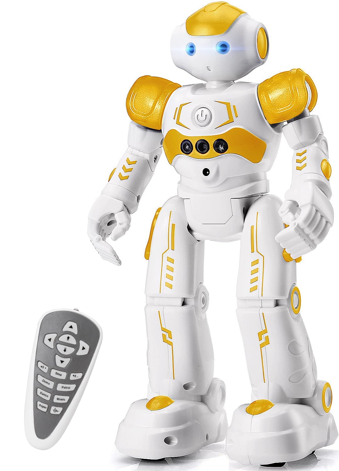 KingsDragon RC Robot Toys for Kids, Gesture & Sensing Programmable Remote Control Smart Robot for Age 3 4 5 6 7 8 Year Old Boys Girls Birthday Gift Present