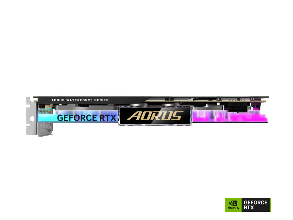 Gigabyte AORUS GeForce RTX 4080 16GB Xtreme WATERFORCE Graphics Card, WATERFORCE All-in-one Cooling System, 16GB 256-bit GDDR6X, GV-N4080AORUSX W-16GD Video Card