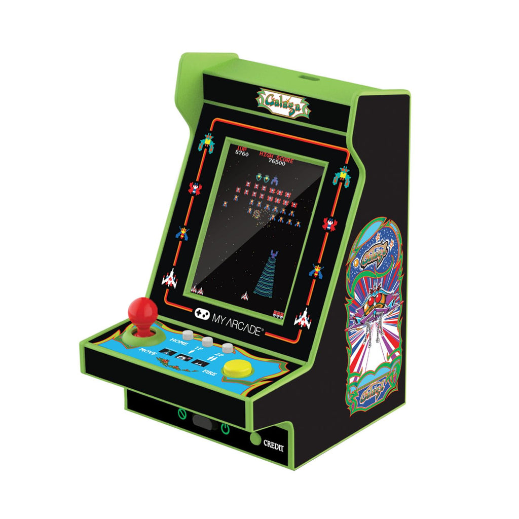 My Arcade Galaga Nano Player - 2 Games in 1, Retro Arcade Classics, 4.8" Mini Arcade Machine