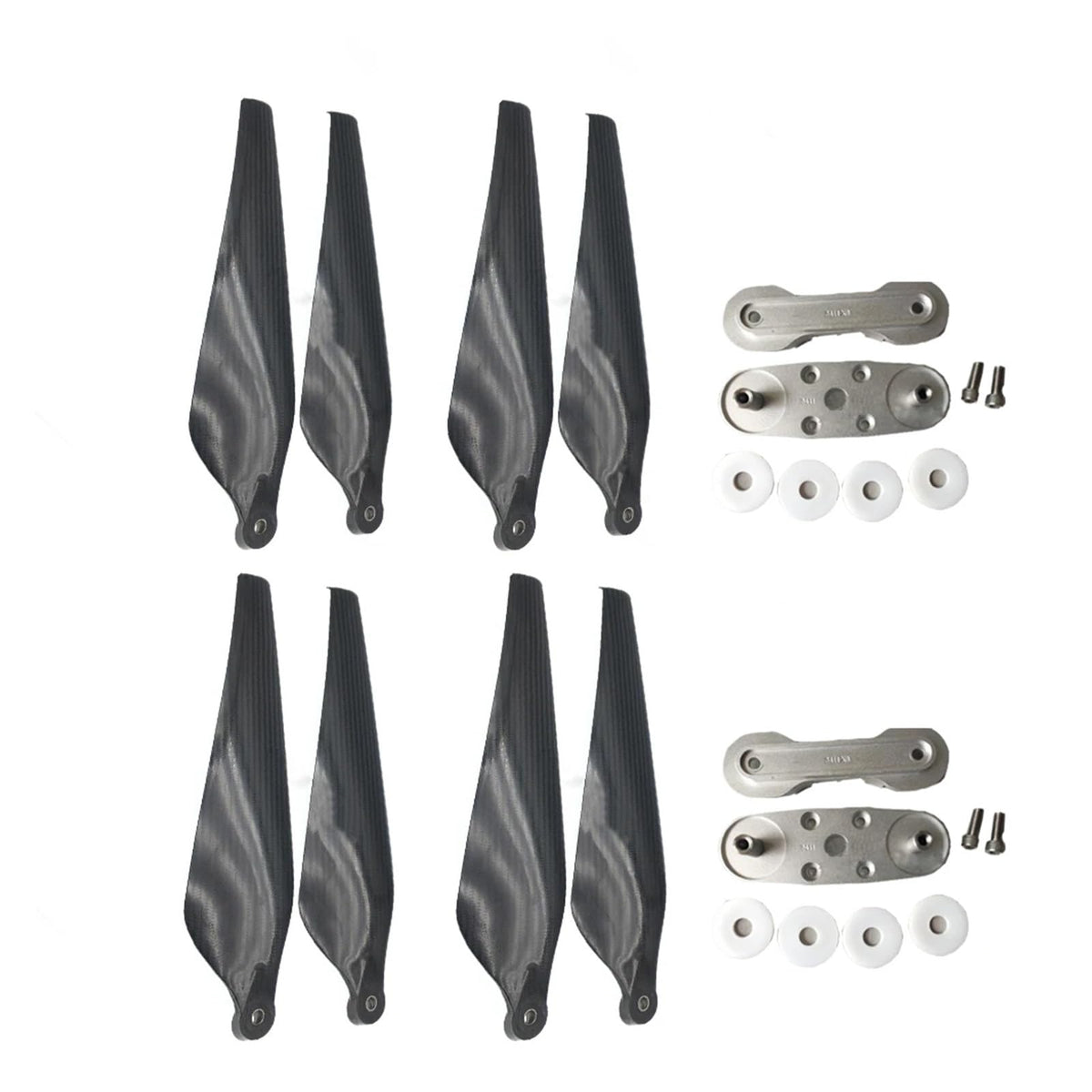 41135 41nch Carbon Fiber Propeller Folding CW/CCW Paddle for Agricultural Drone X11 UAV(4 Blades)