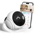 Vivideye Pet Camera 1080P, Movable Robot Security Camera for Dog Cat, Rolling Robot Indoor Camera with Talk,Battery-Operated, Auto-Recharge, Night Vision,SD/Cloud Storage, Pet/Human/Voice Detection