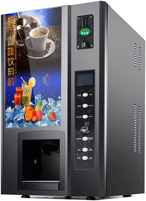 Three beverage brewed coin automatic coffee machine