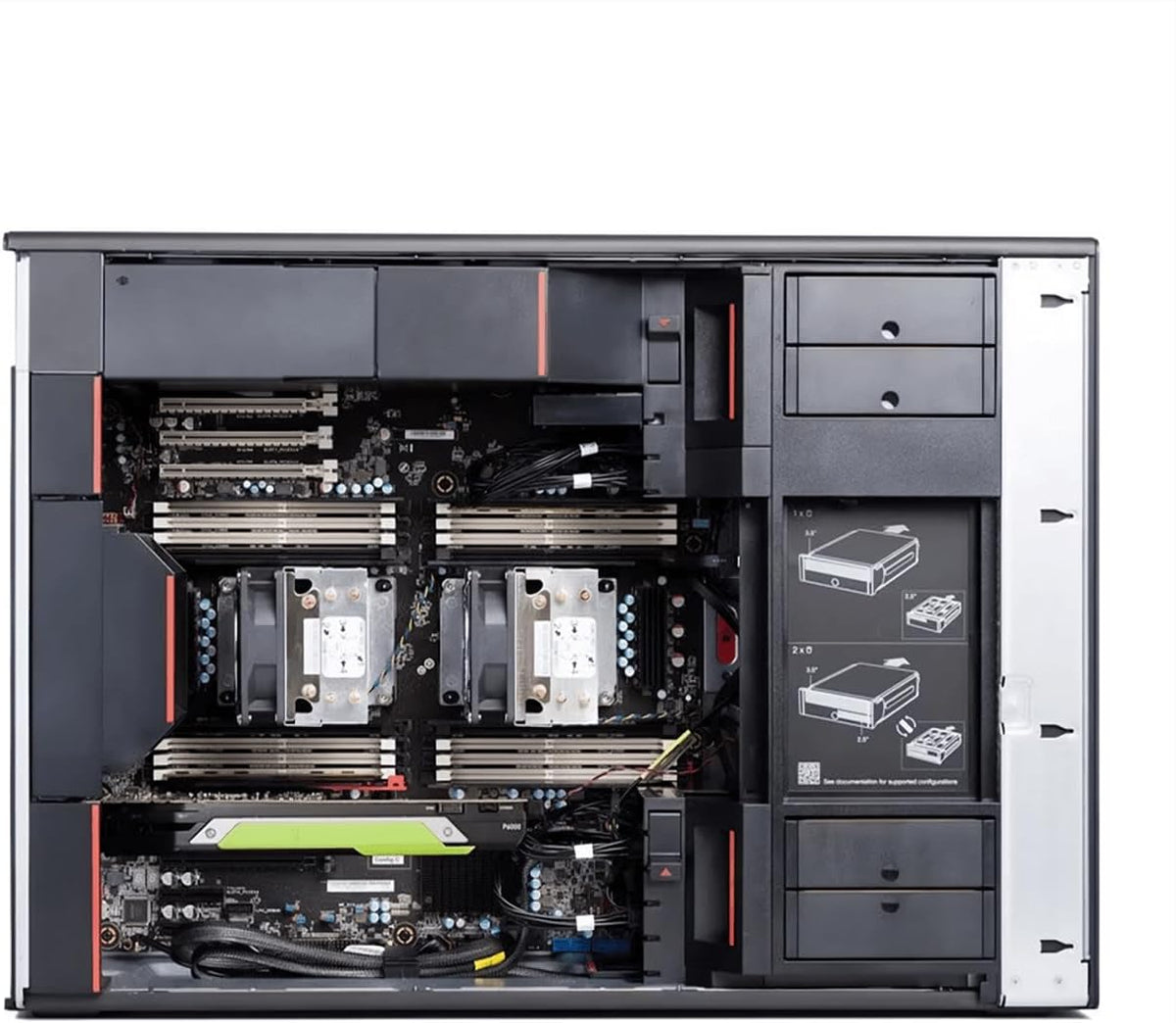 PCSP Professional Grade Computing P920 Workstation, 2X Intel Xeon Gold 6154 3.0GHz (36-Cores Total), 1TB M.2 SSD + 8TB HDD Storage, Quadro P4000 8GB Graphics, Windows 11 Pro, (Renewed) (1TB DDR4)
