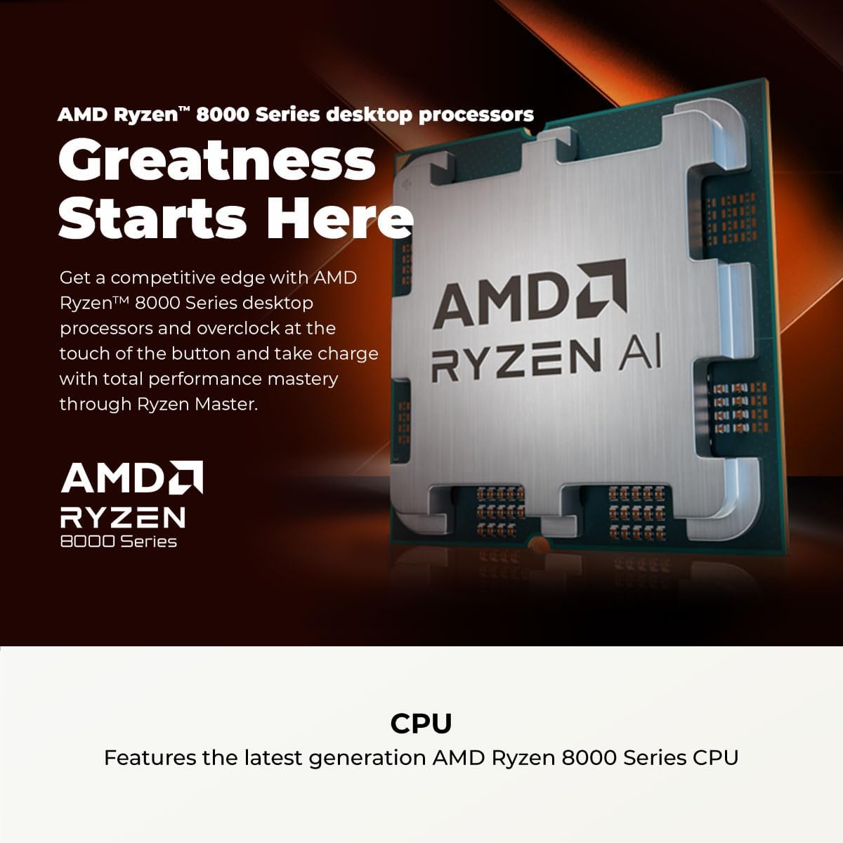 CyberPowerPC Gaming PC, AMD Ryzen 7 8700F, GeForce RTX 5060 Ti 8GB | Gamer Master, 16GB DDR5, 1TB PCIe 4.0 SSD, WiFi Ready & Windows 11 Home (GMA2900A3)