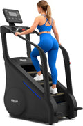 ERGOLIFE Stair Stepper Machine for Home Gym, Stair Climber with 25 Resistance Levels, 660 lbs Capacity, 7-Level Safety System, Natural Floating Step, Quiet Cardio Workout Machine with LED Touchscreen