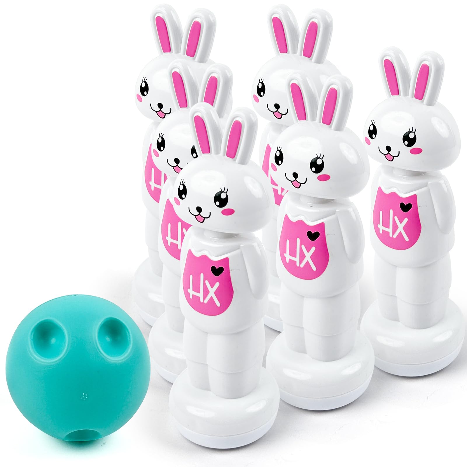 Mini Bowling Set Indoor Outdoor Indoor Bowling Set with Guide Arrow Mat Gold and Silver Medal Backpack Dispensing Suitable for Family Friends Family Party Entertainment