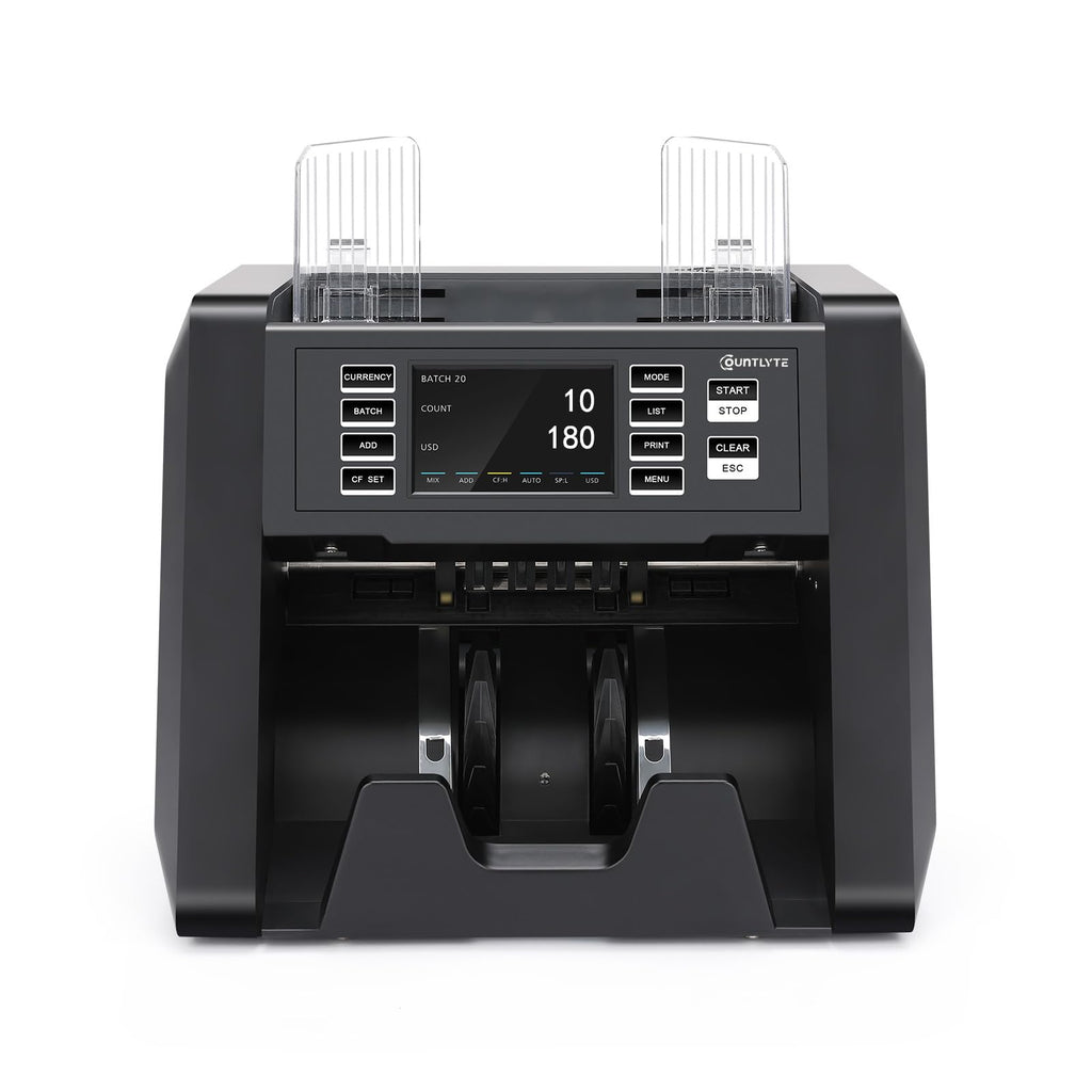 C-N30A Mixed Denomination Money Counter Machine,Value Counting,Multi Currency,CIS/UV/MG/IR Counterfeit Detection Bill Counter,Printer Enabled,Touch Screen,Cash Counter