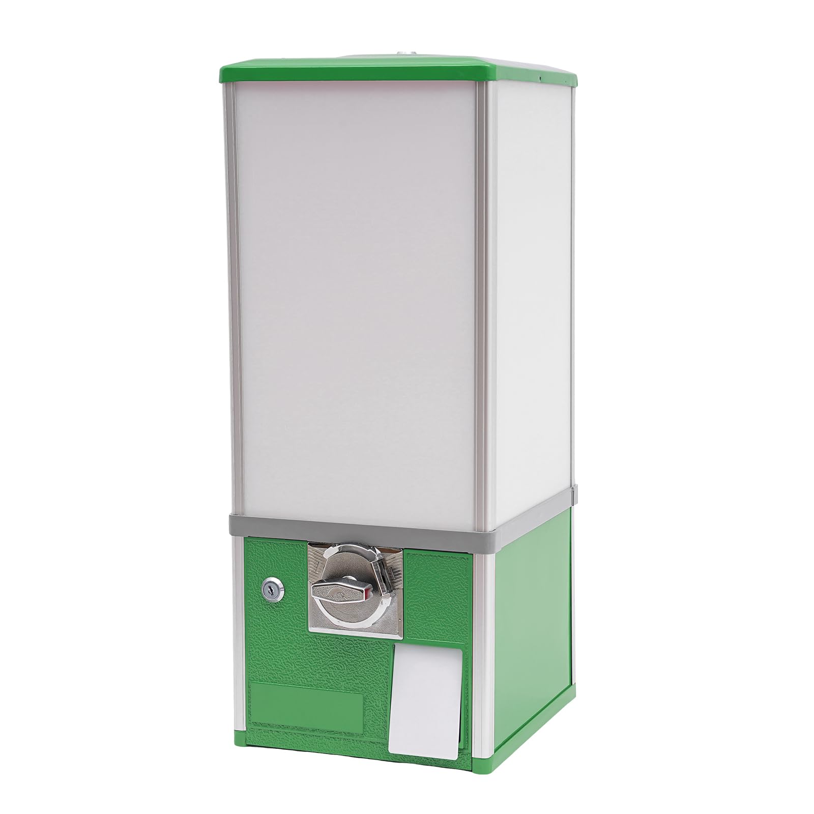 4X 25 Cents Coin Operated Vending Machine, 200pcs 1.77in Toy Capsule Vending Machine Commercial Twister Ball Dispenser 21in Height Rectangle Bubble Gum Machine for Retail Store, Supermarket