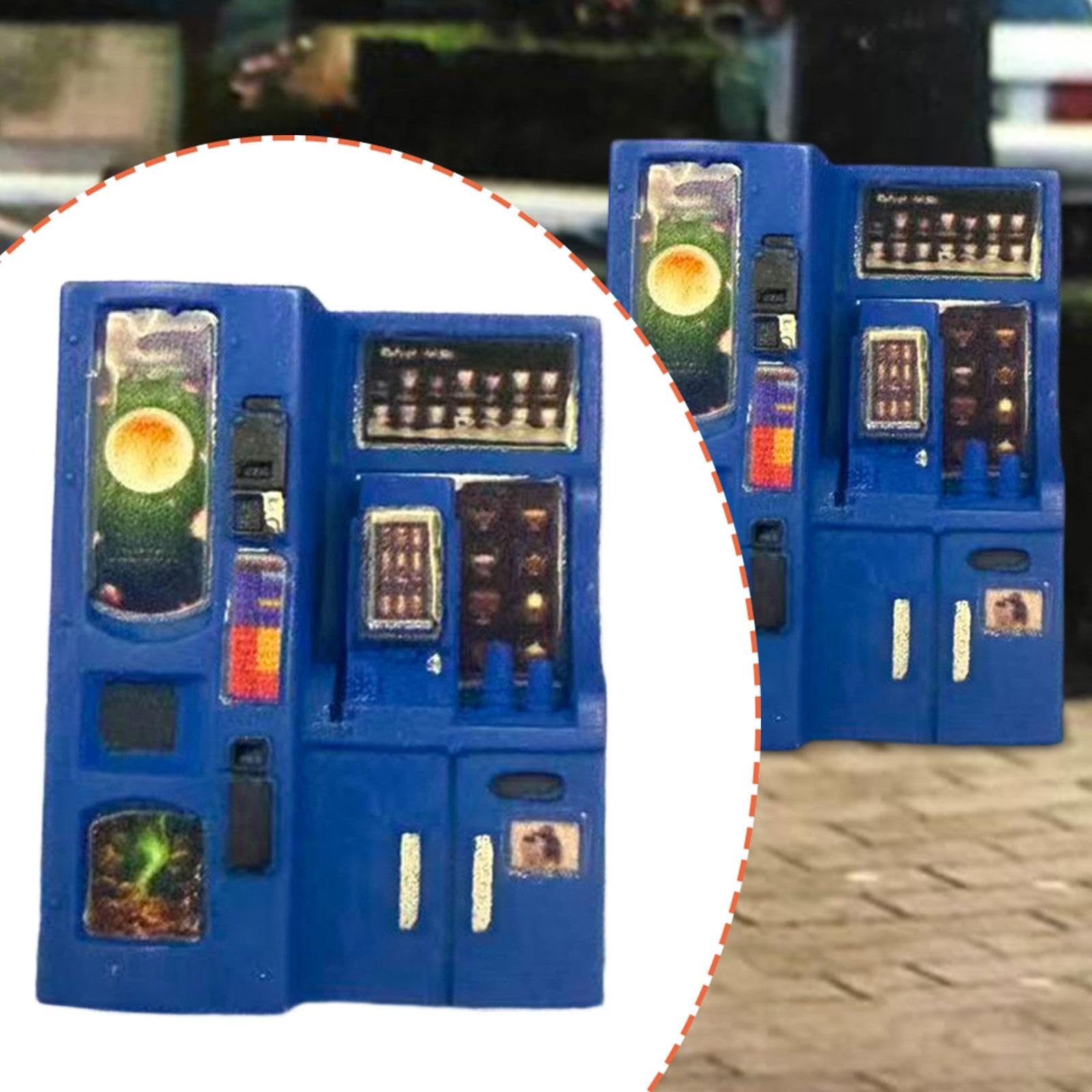 Mini Beverage Machine Miniature Model Vending Equipment Dollhouse Accessories Resin Coffee Maker for Office Dorm Bar Home Kitchen Coffee Su, red