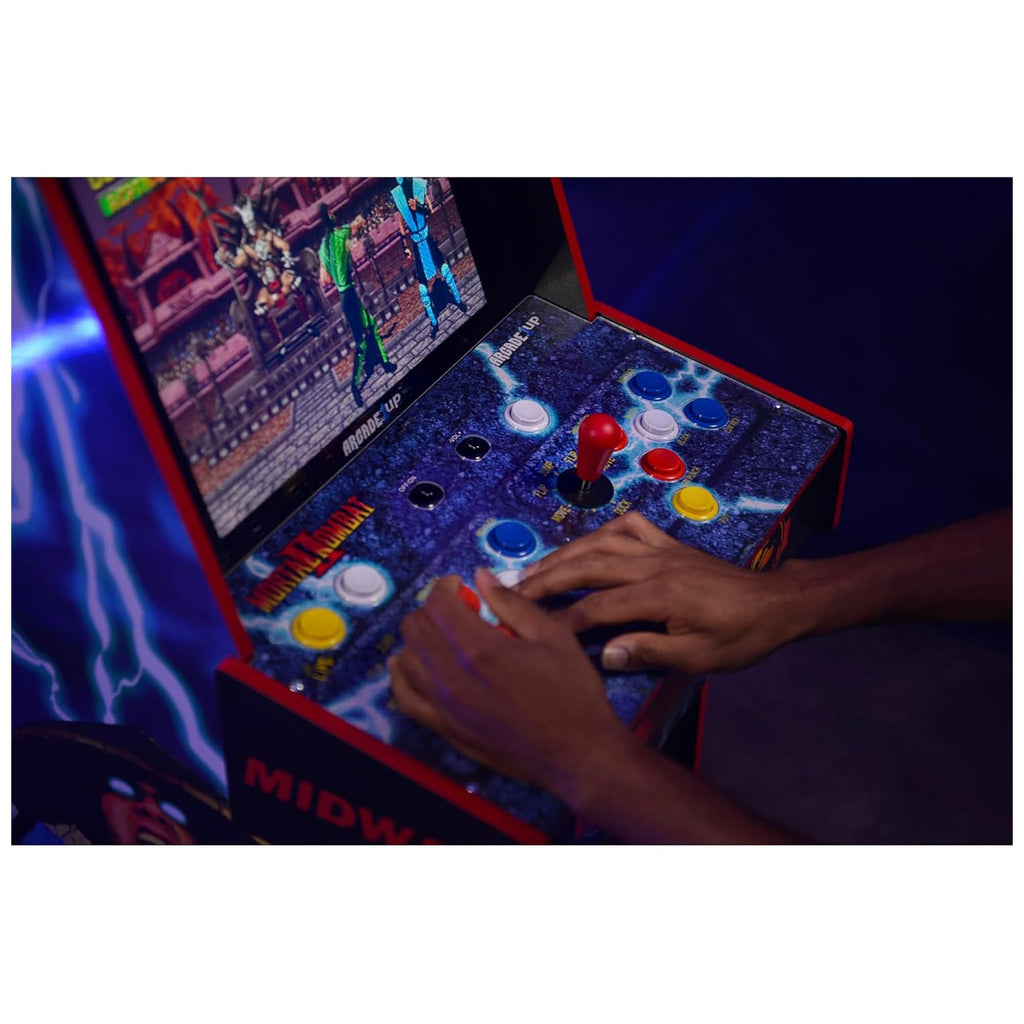 ARCADE1UP Rampage/Joust Deluxe Arcade Machine, Includes 14 Classic Midway Games with WiFi Leaderboards, Light-Up Marquee & Redesigned Cabinet