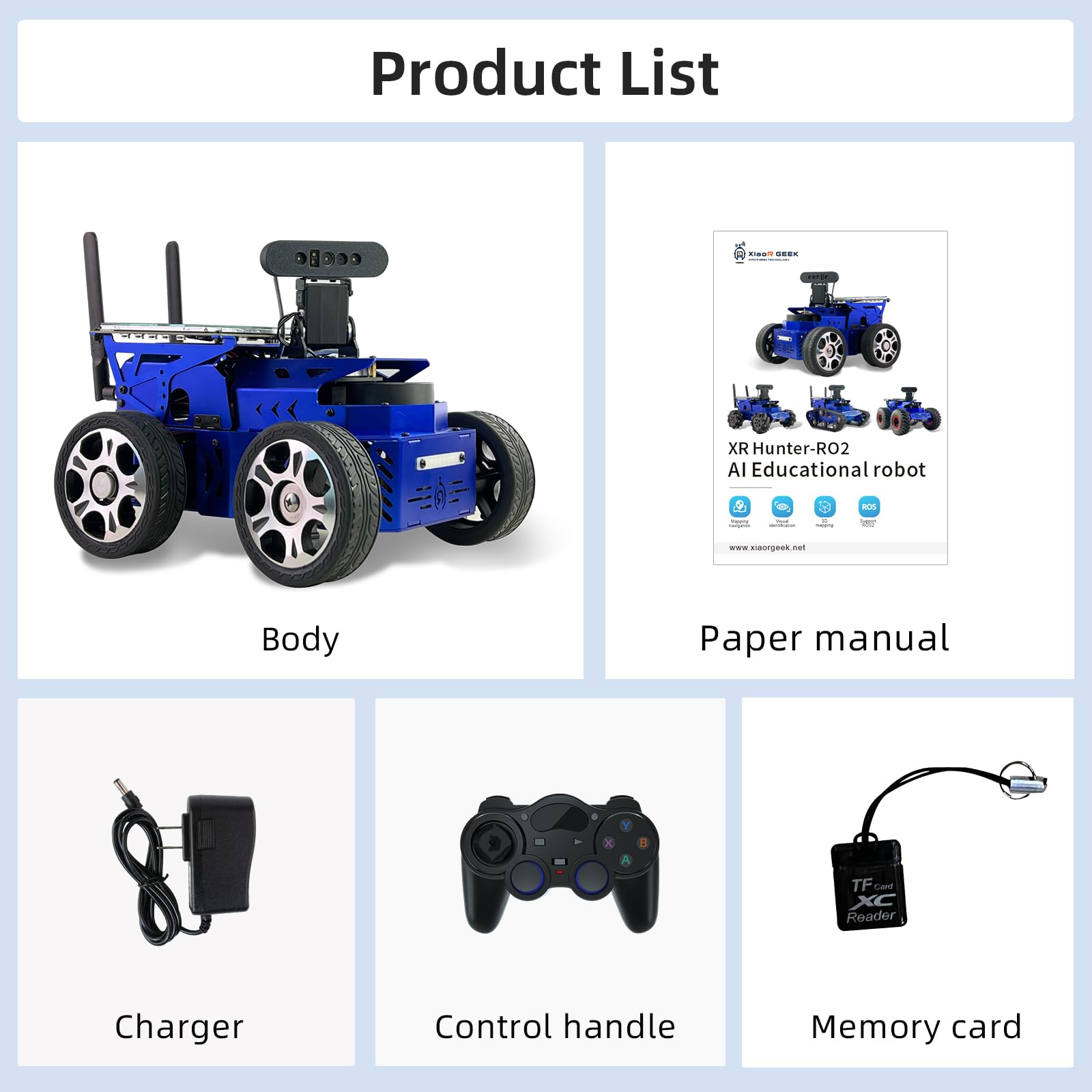 Jetson Nano ROS2 Robot Lidar Mapping Navigation 7in Touch Screen,Ackerman Smart Car Chassis Python Programming AI Visual Recognition for Adults Learning Education Kit(with Jetson Nano 4GB)