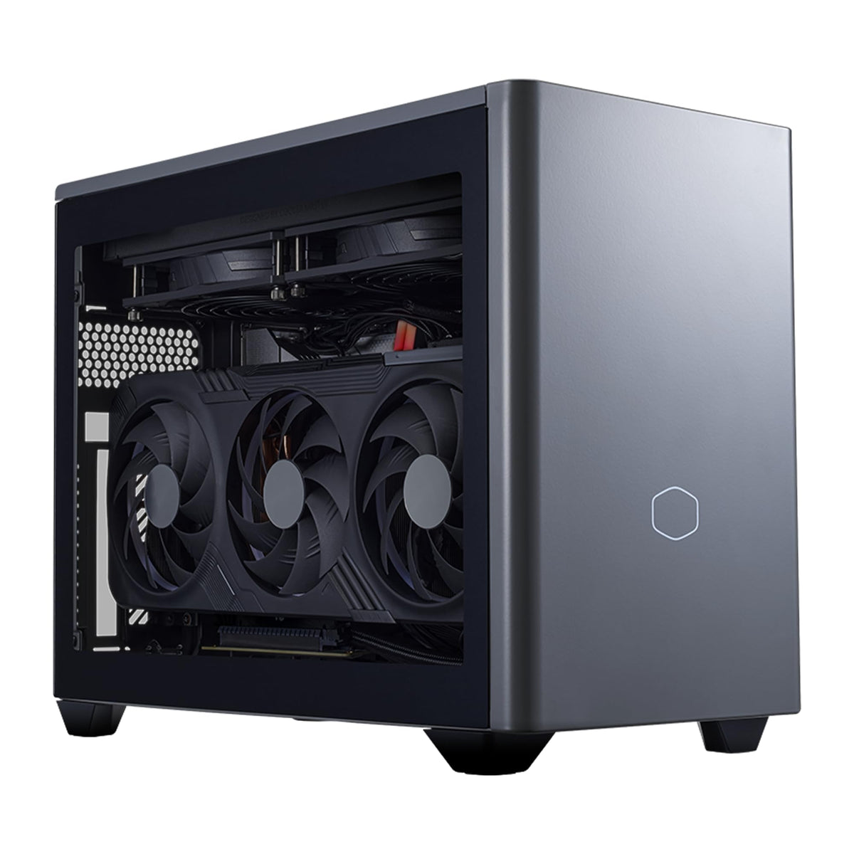 Cooler Master NR2 Pro Gaming PC Intel Ultra 7 KF + RTX 5080 Mini ITX PC | Intel Core Ultra 7 265KF + NVIDIA RTX 5080 16GB Gaming PC, 32GB DDR5 6000MHz, 2TB M.2 SSD, 280mm AIO Cooler, Windows 11