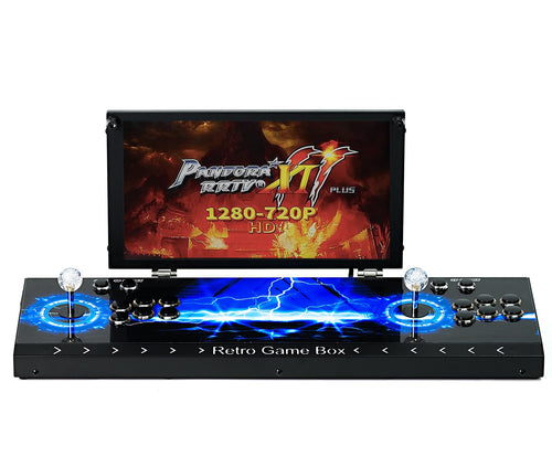 35000 in 1 Portable Arcade Game Console 14-inch HD Screen Dual Players Pandoras Box 80S,Retro Video Game Machine Search/Hide/Save/Load/Pause Games (14in-Dual Players)
