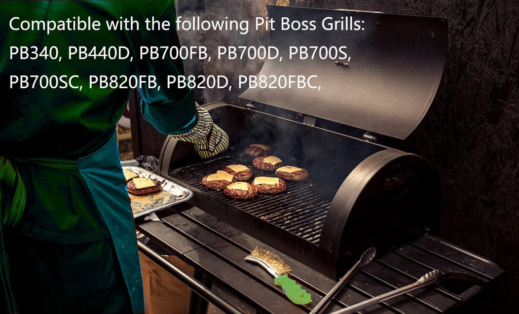 Digital Thermostat Control Board Replacement for Pit Boss Wood Pellet Grills, BBQ Temperature Controller, Compatible with Pitboss P7-340/540/700/1000 with LCD Display