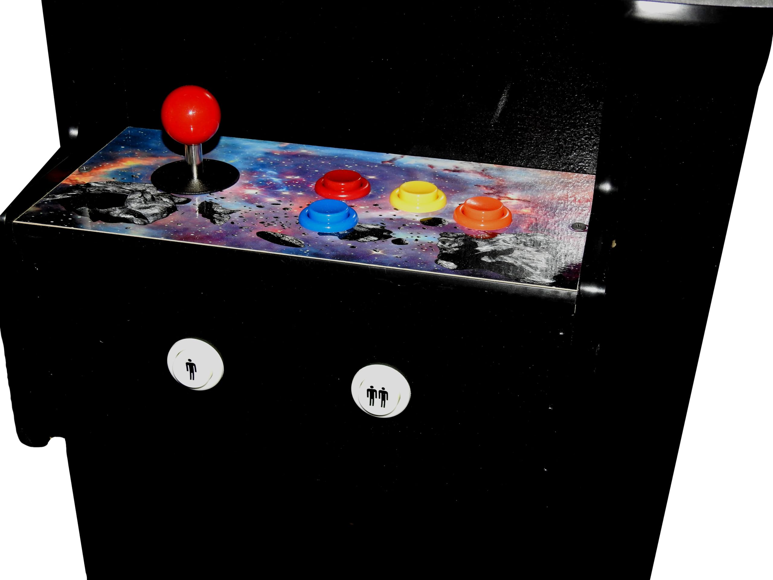 Doc and Pies Arcade Factory Full Size Professional Cocktail Arcade Machine | 412 Classic Games | Original, Classic Design | 2-Player | Full Size LCD Screen, Buttons and Joystick