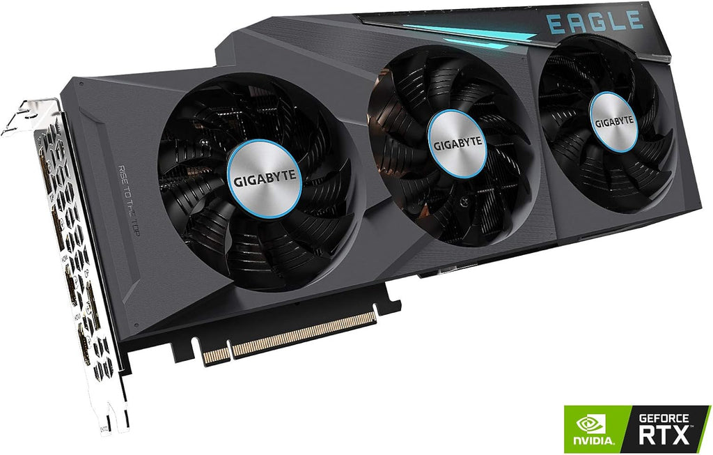 GIGABYTE GeForce RTX 3090 Eagle OC 24G Graphics Card, 3X WINDFORCE Fans, 24GB 384-bit GDDR6X, GV-N3090EAGLE OC-24GD Video Card