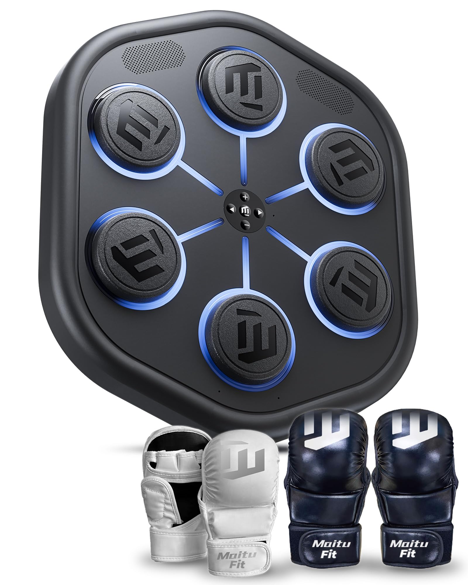 2026 Upgraded Music Boxing Machine M5, Smart Wall-Mount Punching Bag with 24H Standby, 4000+ Music, 160 Synced LED Lights, APP Control, Stereo Sound, Wall-Mount Punching Bag for Home Gym