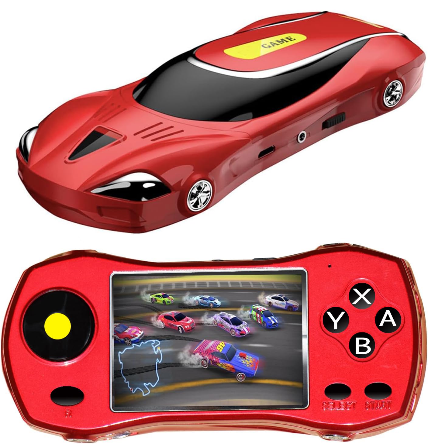 Handheld Game Console for Kids Preloaded 240 Retro Video Games, Portable Gaming Player with Rechargeable Battery 3.0" LCD Screen, Mini Arcade Electronic Toy Gifts for Boys Girls