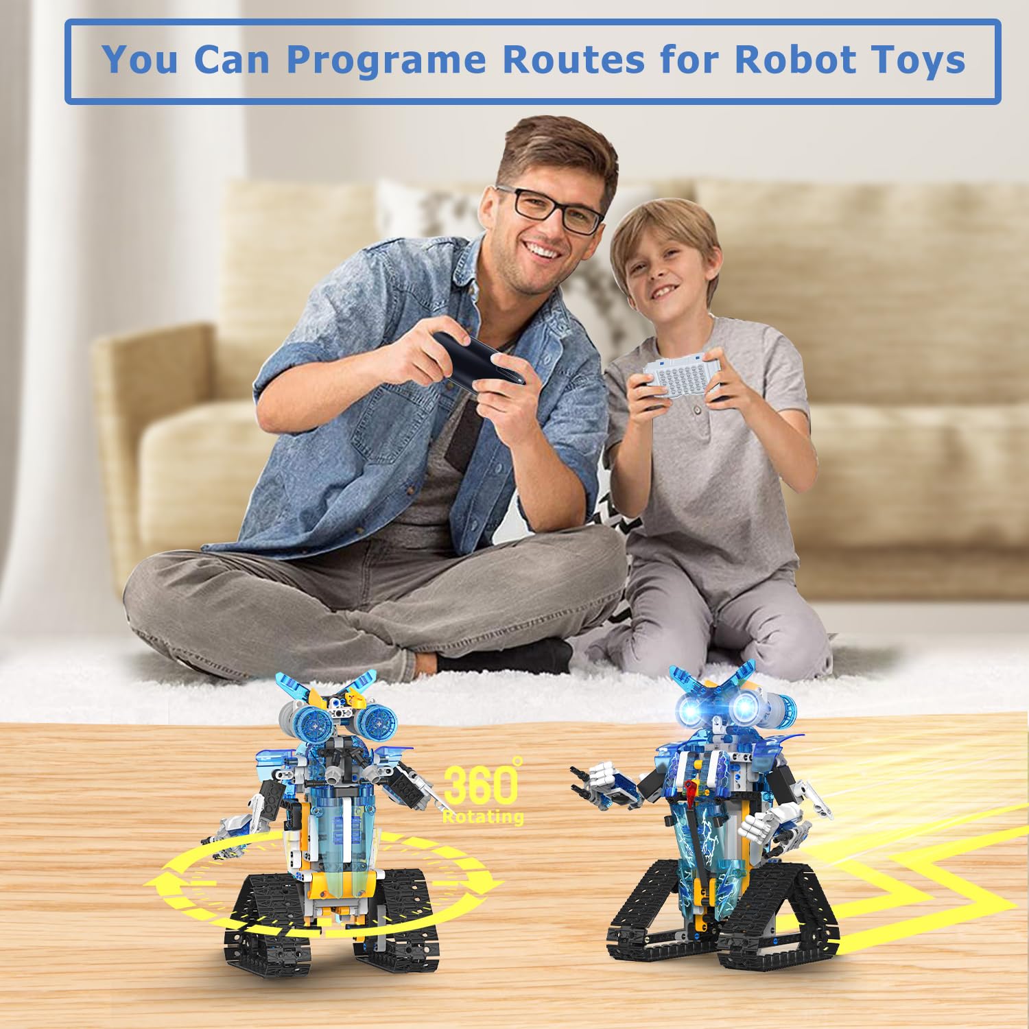 Robot Toys for 8-16 Year Old Boys Girls Kids with APP or Remote Control Science Programmable Building Block Kit, STEM Projects Educational Birthday Gifts