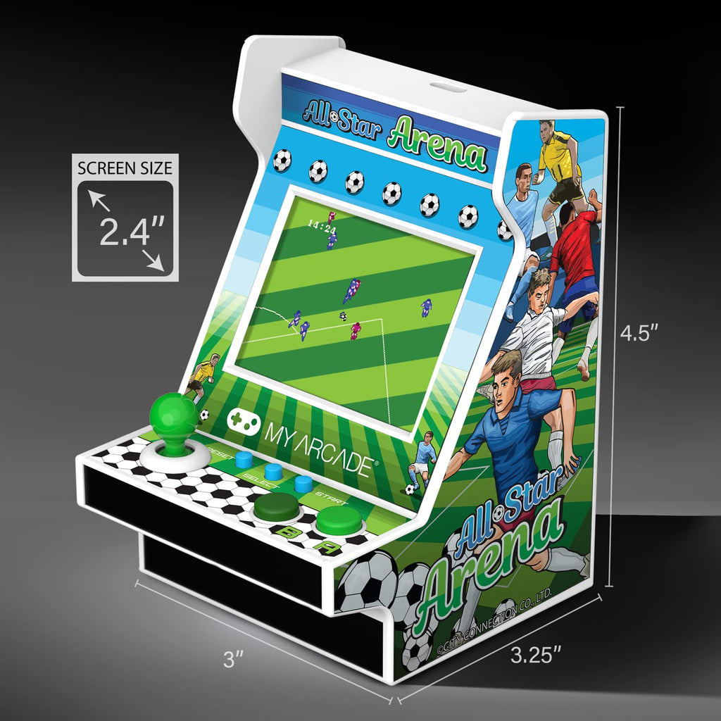 My Arcade Galaga Nano Player - 2 Games in 1, Retro Arcade Classics, 4.8" Mini Arcade Machine