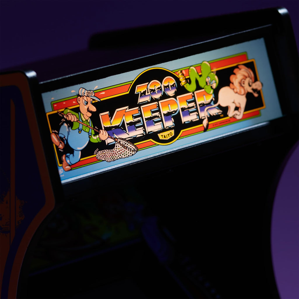 Numskull Quarter Arcades Teenage Mutant Ninja Turtles Collector's Edition Mini Arcade - 1/4 Scale Authentic Wooden Replica, Original ROM, Rechargeable Battery & 3W Speakers for Retro Enthusiasts