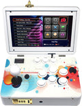 9800 in 1 Hand-held Portable Arcade Game Console 10.1-inch HD Screen Dual Players 3D Retro Electronic Metal Box, Retro Video Game Machine Search/Hide/Pause Games