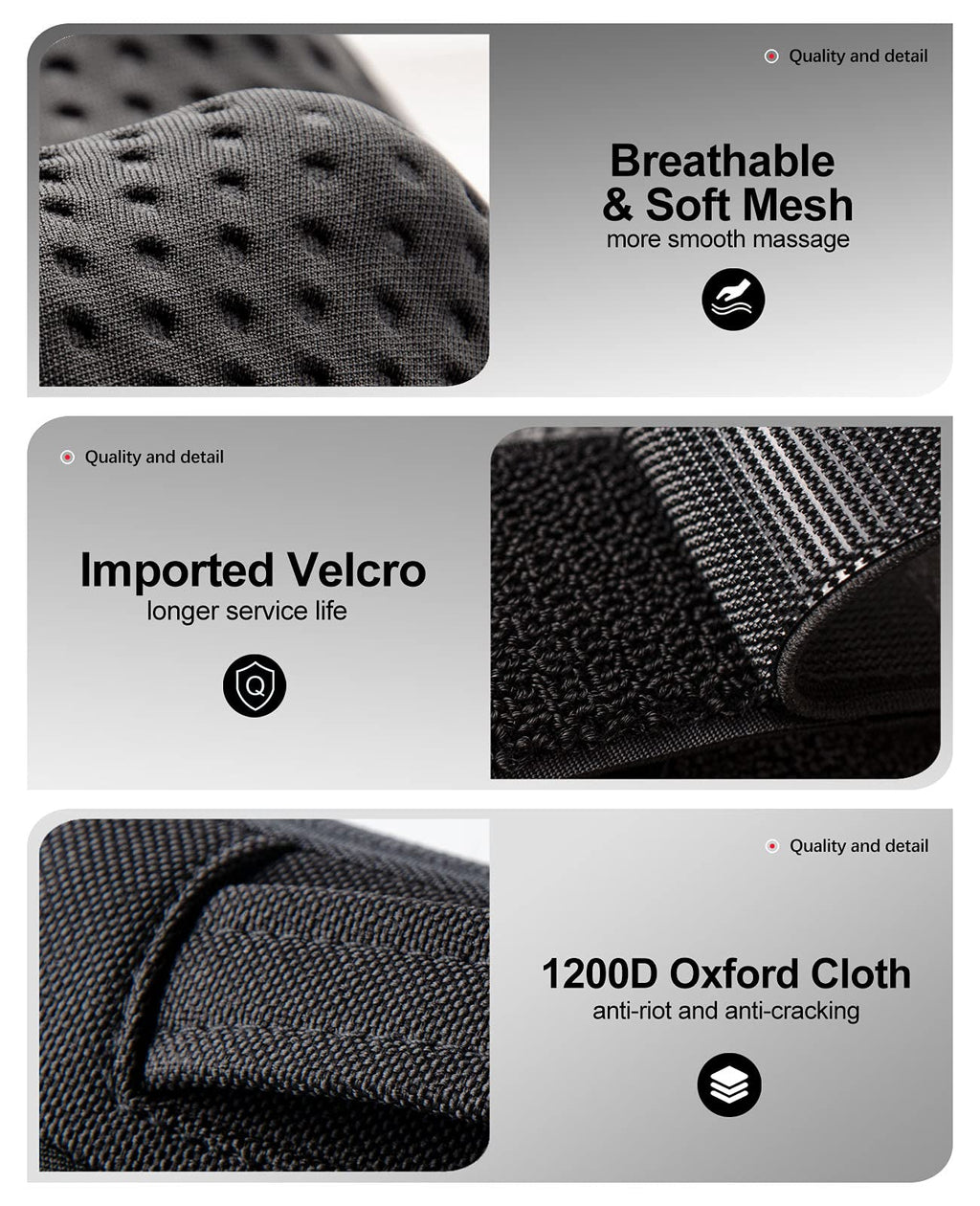 VIKTOR JURGEN Fathers Day Dad Gifts, Shiatsu Back Massager with Heat – Deep Tissue Massage for Neck, Shoulder, Back Pain Relief, Electric Kneading 3D Massage Pillow Gifts for Men Women Mom, Christmas