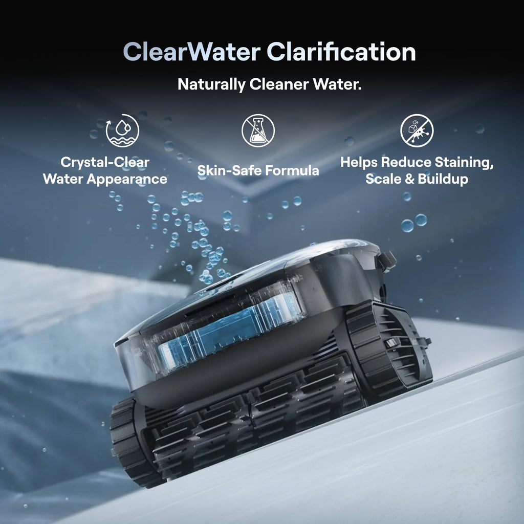 Beatbot Aquasense X Robotic Pool Cleaner with AstroRinse Cleaning Station — Hands-Free Cleaning, AI Vision, All-in-One Cleaning, Smart Navigation, Debris Detection, 23L Debris Bin, Voice Control