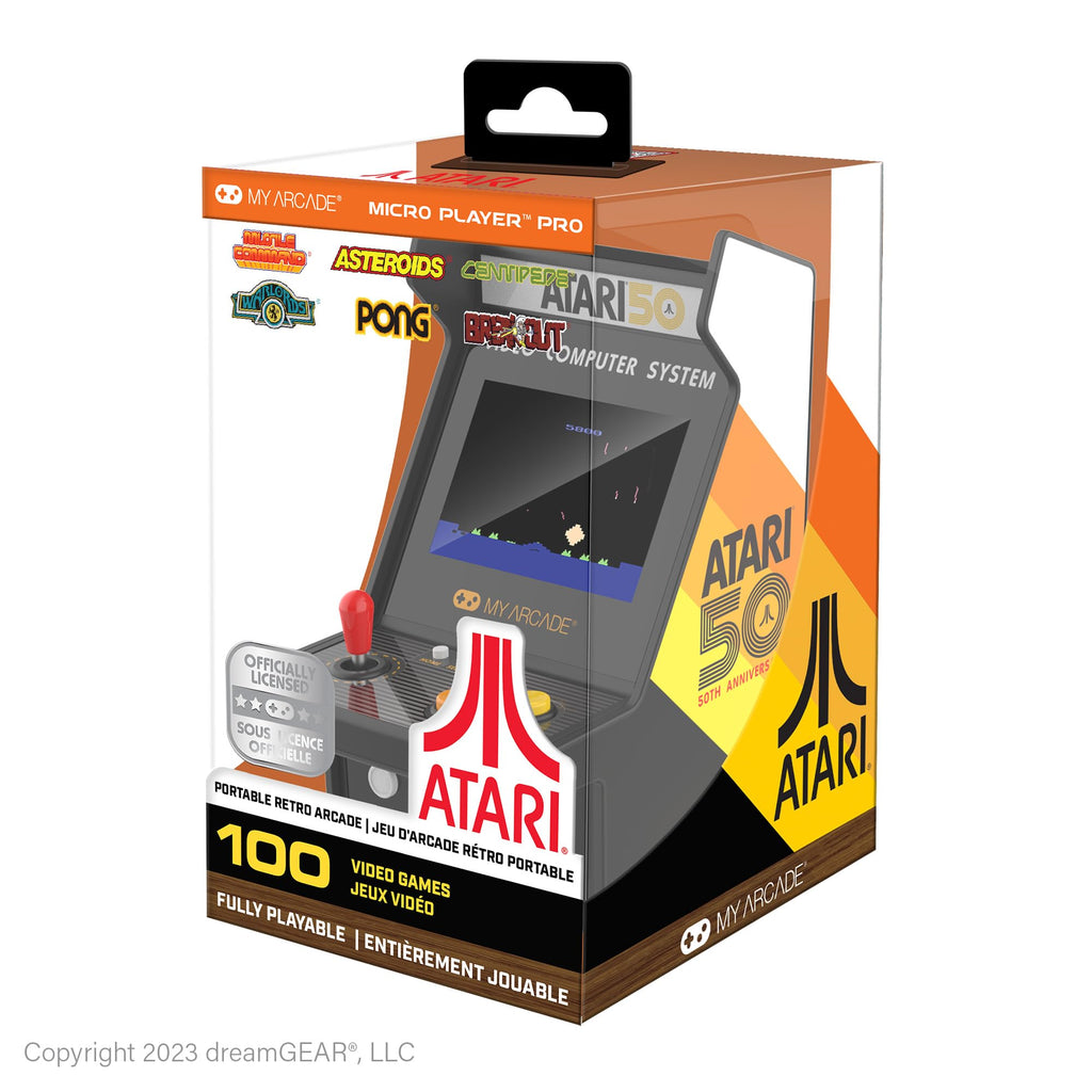 My Arcade Pac-Man Micro Player Pro: 6.75" Handheld Retro Games, Arcade Classics