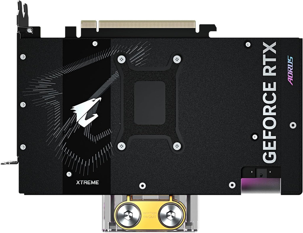 GIGABYTE AORUS GeForce RTX 5080 Xtreme WATERFORCE WB 16G Graphics Card, WATERFORCE Water Block Cooling System, 16GB 256-bit GDDR7, GV-N5080AORUSX WB-16GD Video Card