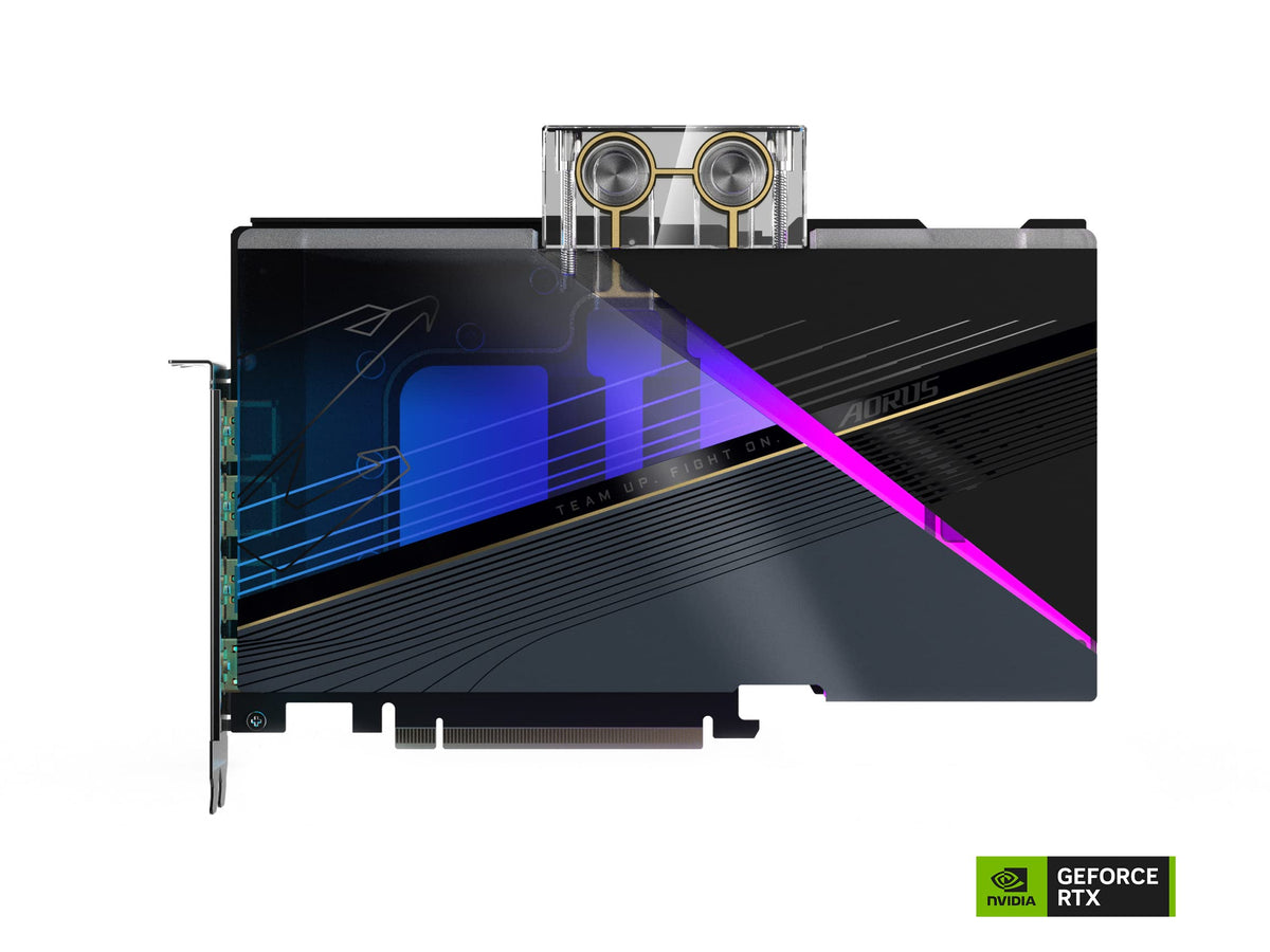 Gigabyte AORUS GeForce RTX 4080 16GB Xtreme WATERFORCE Graphics Card, WATERFORCE All-in-one Cooling System, 16GB 256-bit GDDR6X, GV-N4080AORUSX W-16GD Video Card