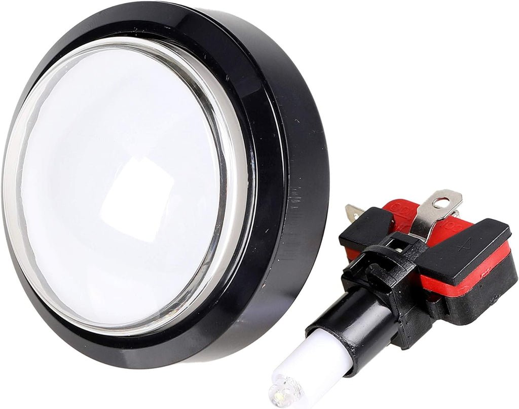 EG STARTS 5X New 60mm Dome Shaped LED Illuminated Push Buttons for Arcade Coin Buttons Machine Operated Games DC 12V