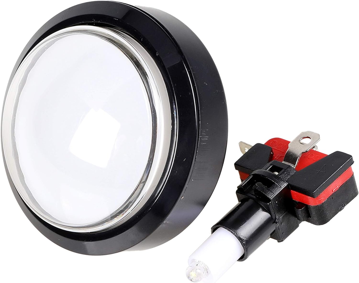 EG STARTS 5X New 60mm Dome Shaped LED Illuminated Push Buttons for Arcade Coin Buttons Machine Operated Games DC 12V