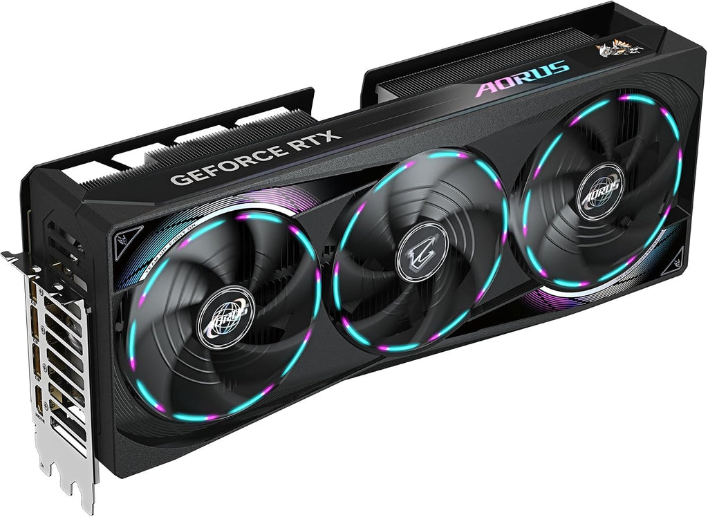 Gigabyte AORUS GeForce RTX 5070 Ti Master 16G Graphics Card - 16GB GDDR7, 256 Bit, PCI-E 5.0, 2670 MHz Core Clock, 3 x DP 2.1a, 1 x HDMI 2.1b, NVIDIA DLSS 4, GV-N507TAORUS M-16GD