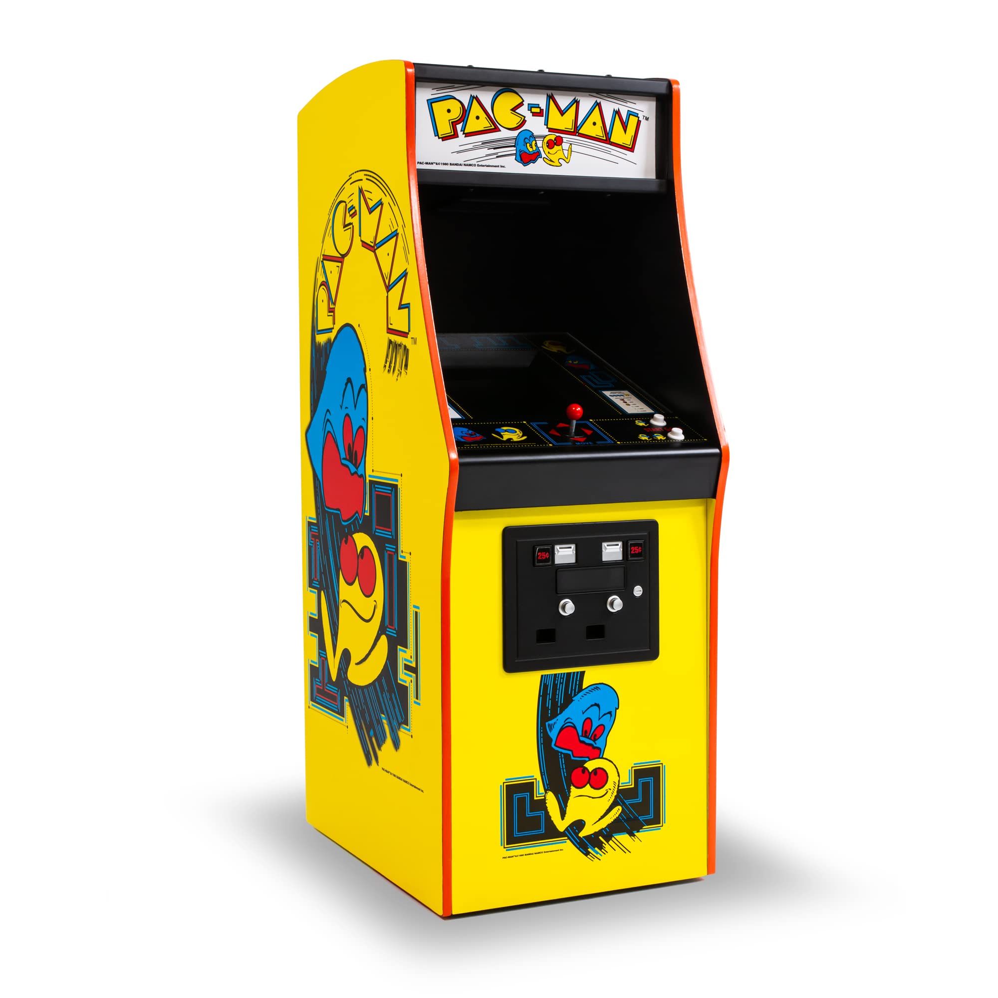 Numskull Quarter Arcades Teenage Mutant Ninja Turtles Collector's Edition Mini Arcade - 1/4 Scale Authentic Wooden Replica, Original ROM, Rechargeable Battery & 3W Speakers for Retro Enthusiasts