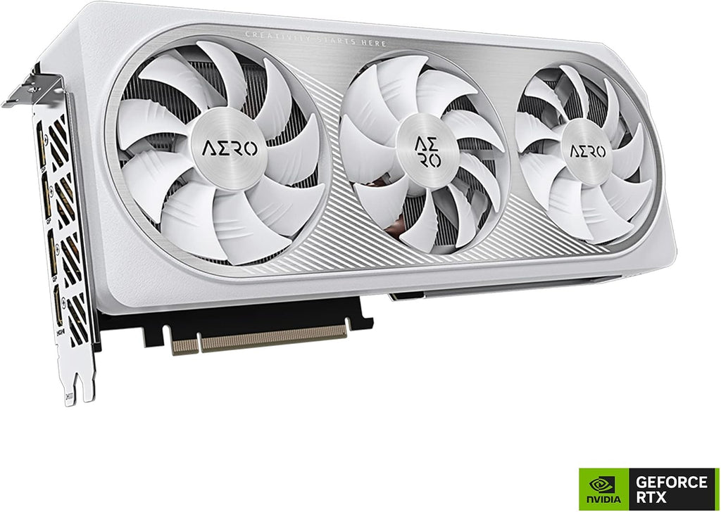 Gigabyte GeForce RTX 4070 AERO OC 12G Graphics Card, 3X WINDFORCE Fans, 12GB 192-bit GDDR6X, GV-N4070AERO OC-12GD Video Card