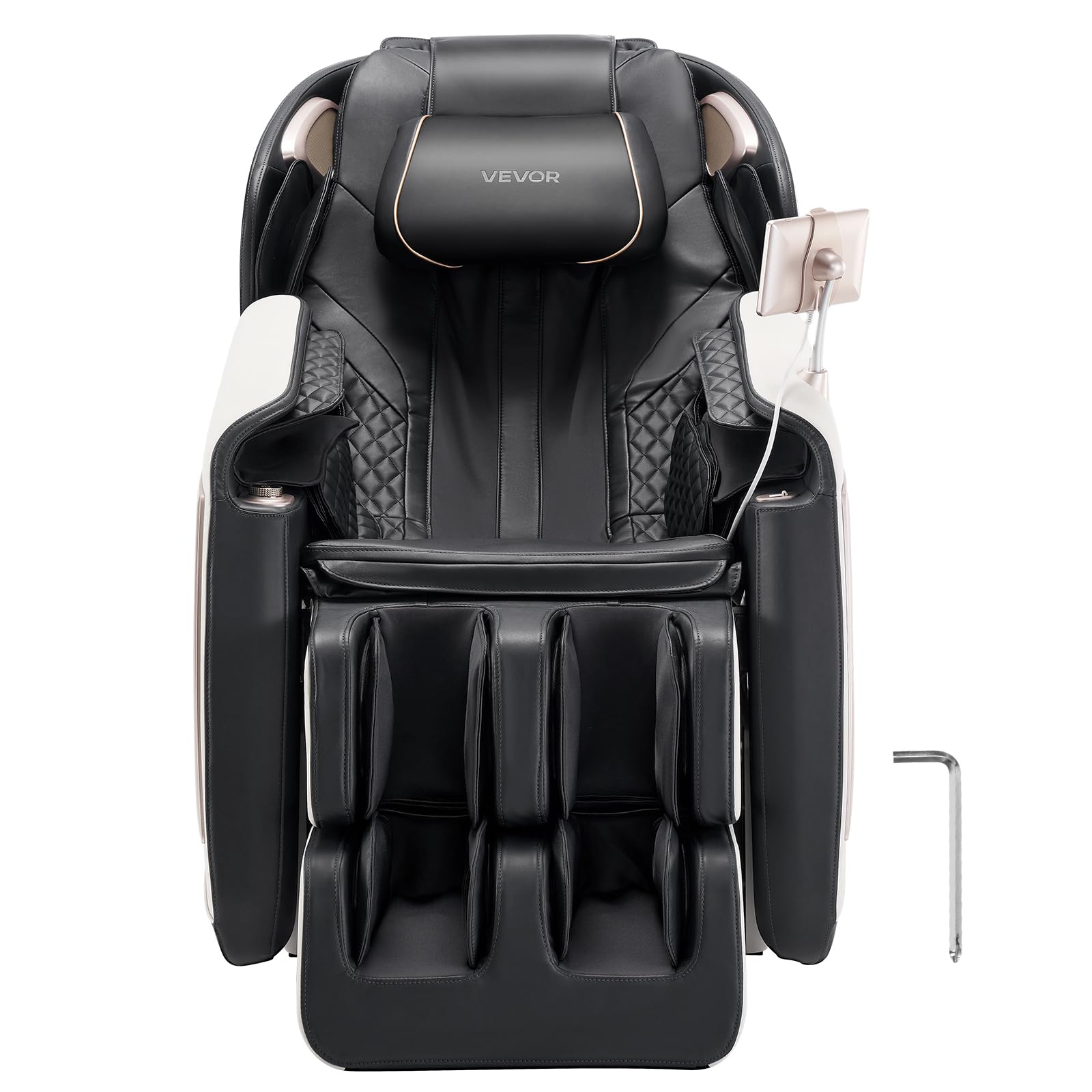 VEVOR Massage Chair - Full Body Zero Gravity Recliner with Multi Auto Modes, 3D Shiatsu, Heating, Bluetooth Speaker, Airbag, Foot Roller, and Touch Screen