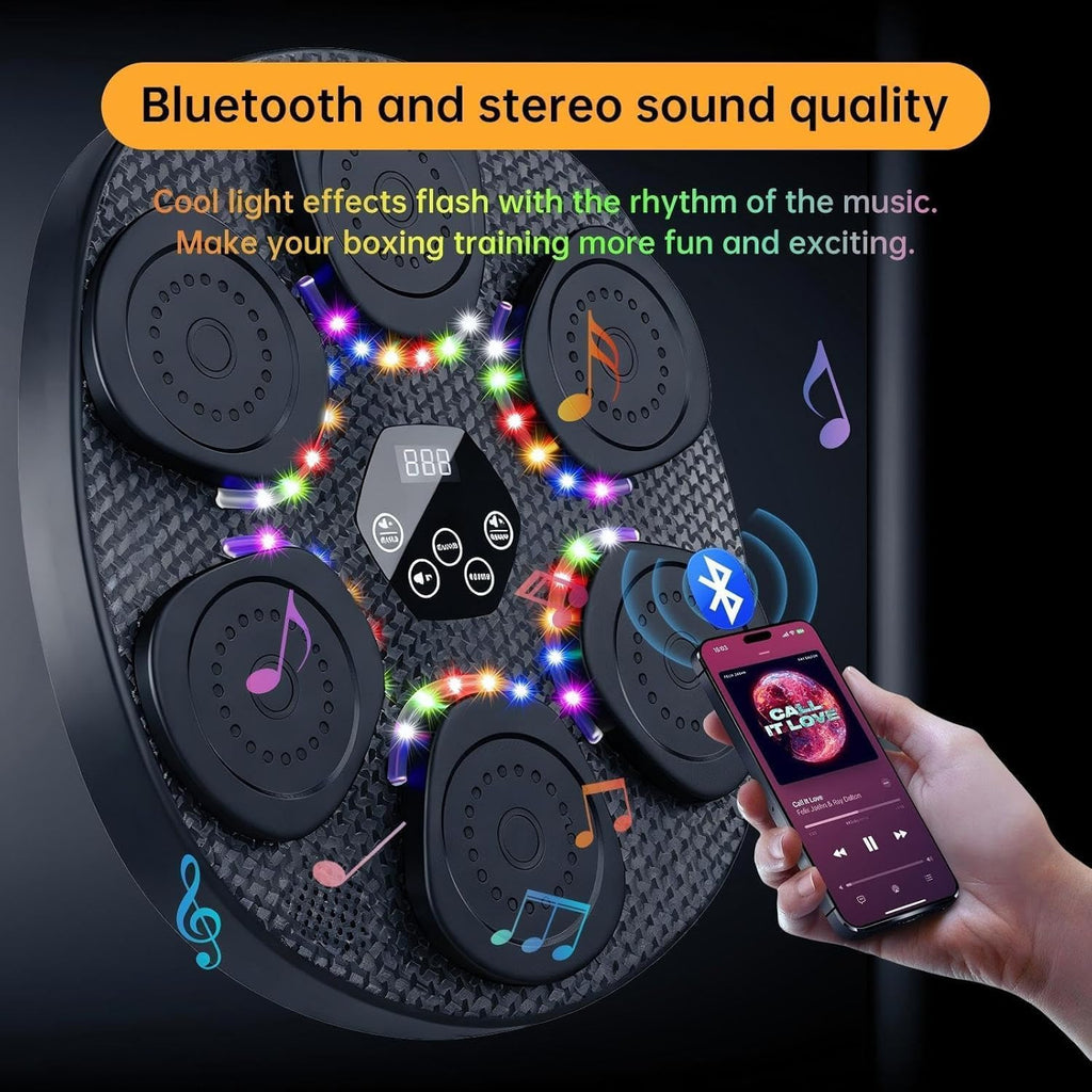 Smart Music Boxing Machine with Gloves, Fun Boxing Game Gift for Kids and Adults