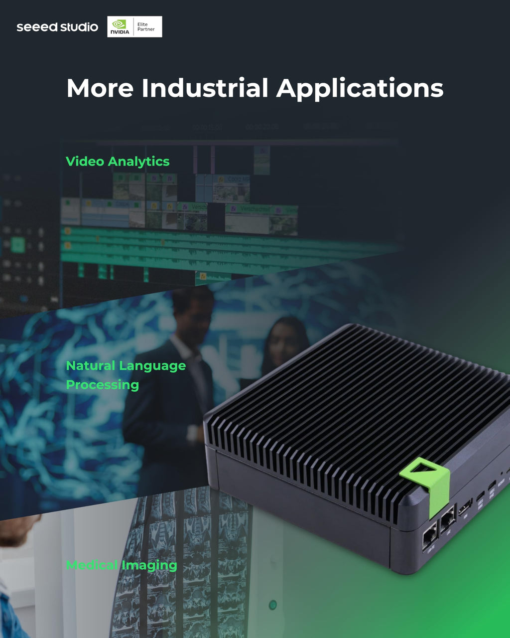 reComputer Super J4012 - Advanced Edge AI Computer with NVIDIA Jetson Orin NX 16GB